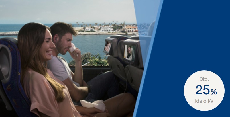 Oferta de viajes en bus del 25% de descuento comprando en la App de Alsa