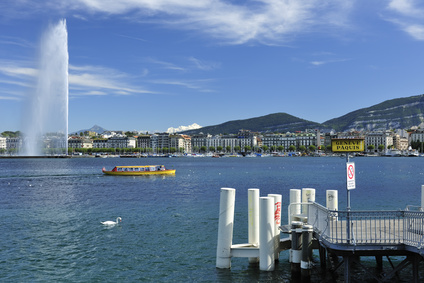 Ginebra, vista desde el lago