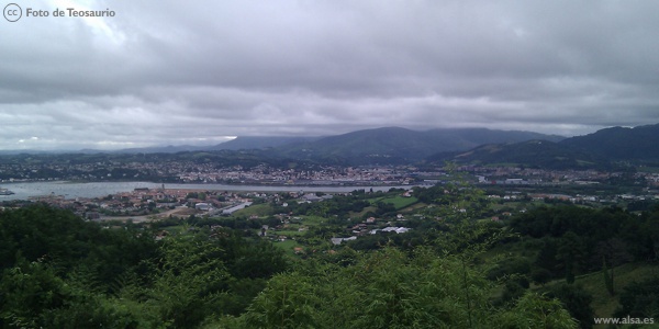 Irún, vista panorámica de la ciudad