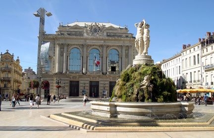 Montpellier, plaza de la comedia