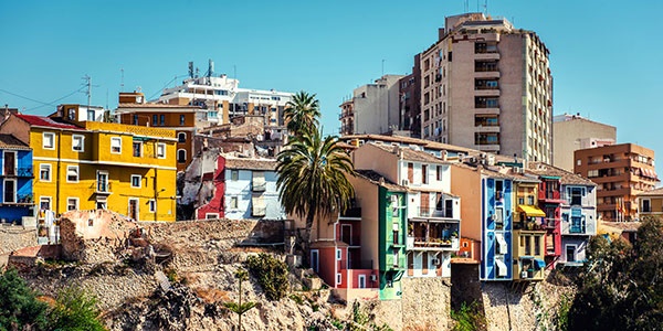 Villajoyosa, vista de la ciudad
