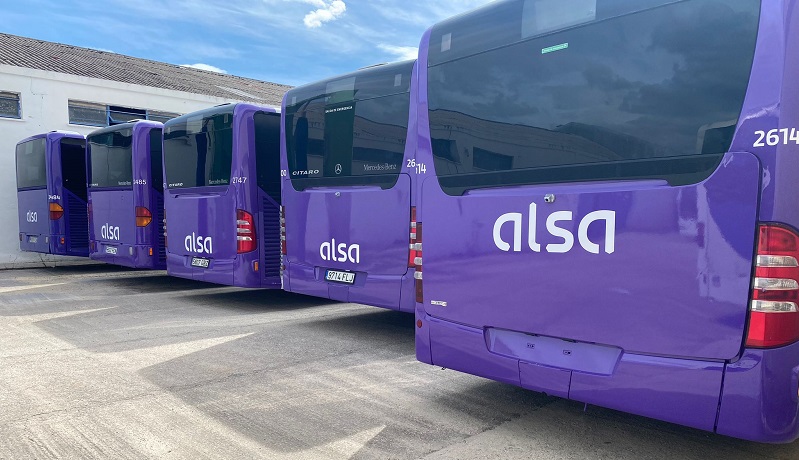 Nuevos autobuses de la flota de los servicios urbanos de Jaén