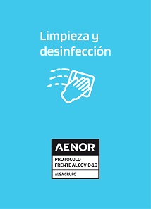 Prtocolos de limpieza certificados por AENOR