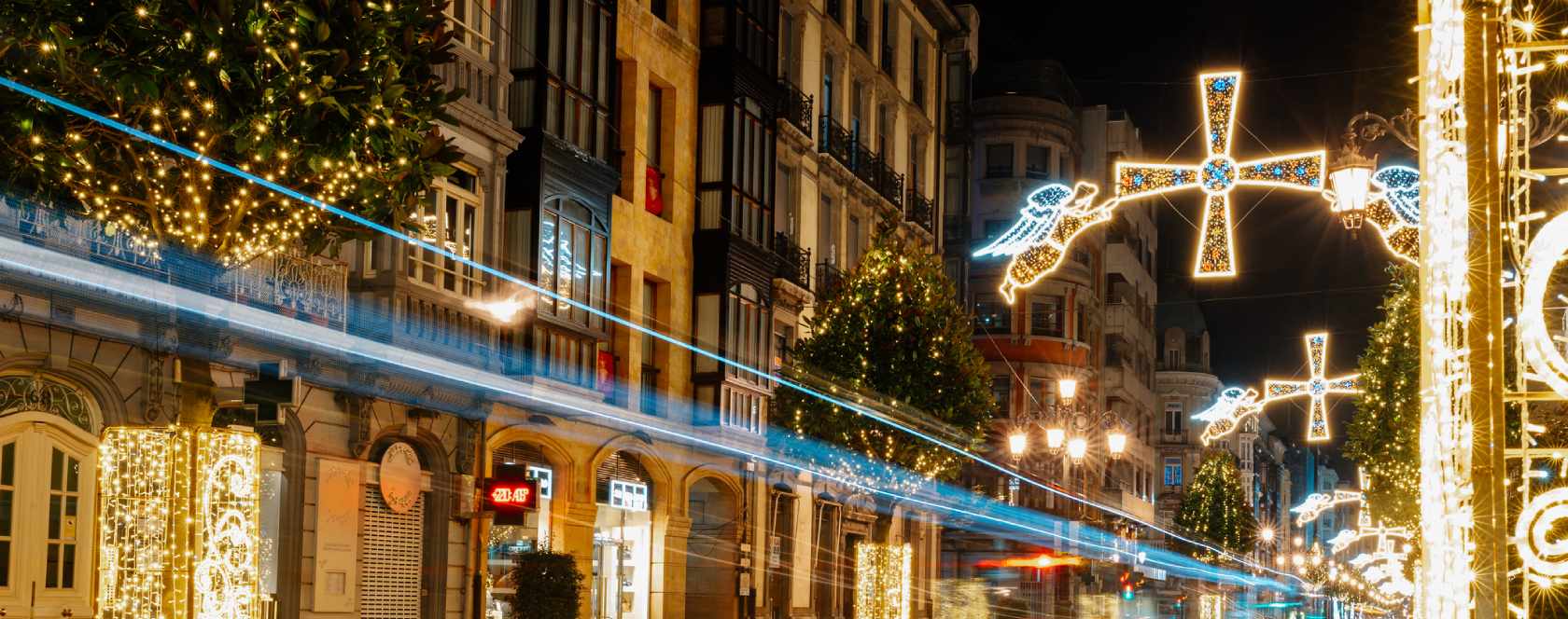 Luces de Navidad en Oviedo