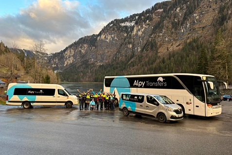 coche de traslado privado en en la sede de Alsa